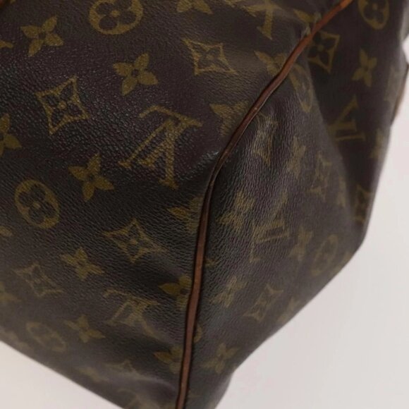 LOUIS VUITTON Monogram Sac Souple 35 Boston Bag M41626 LV Auth 137011 - Picture 5 of 16